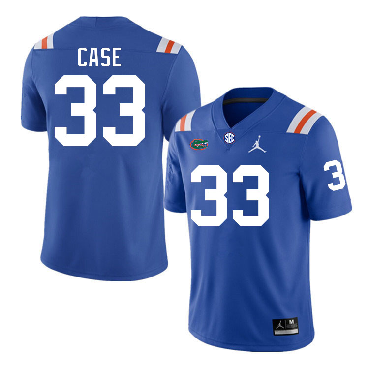 Florida Gators #33 Brian Case College Football Jerseys Stitched-Throwback